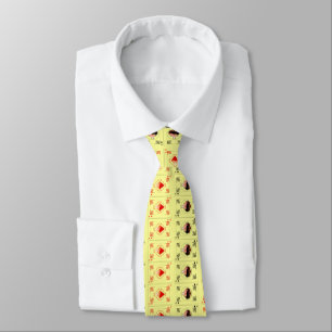 Speler - Kaart Dealer Fun Necktie Stropdas