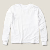 Speler Naam Jersey Nummer Jongens Wit Lange Mouw (Voorkant)