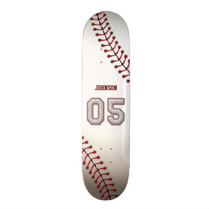Speler Nummer 05 - Koele Honkbal Stiksels Skateboard