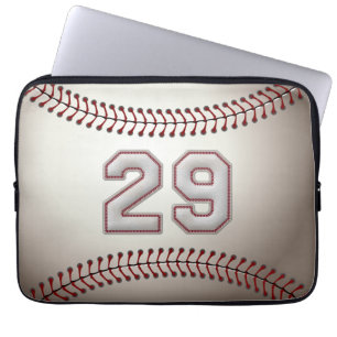 Speler nummer 29 - Koel Baseball-titels Laptop Sleeve