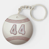 Speler nummer 44 - Koel Baseball-titels Sleutelhanger (Achterkant)