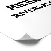 Speler nummer 5 Senior Sport Team Fotocollage Poster (Hoek)