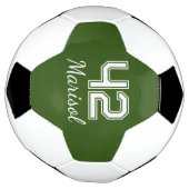 Speler nummer Monogram Voetbal (Gedraaid)