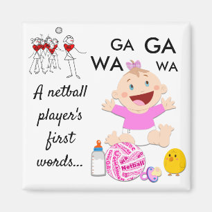 Speler Posities Thema Grappig Netball Quote Magneet