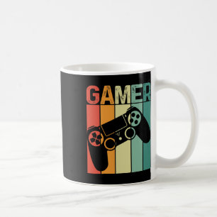 Speler Retro Gamer Gaming Verslaafd Jongen Meisje  Koffiemok
