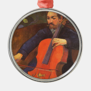 Speler Schneklud Portrait van Paul Gauguin Metalen Ornament