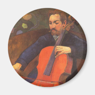 Speler Schneklud Portret door Paul Gauguin Magneet