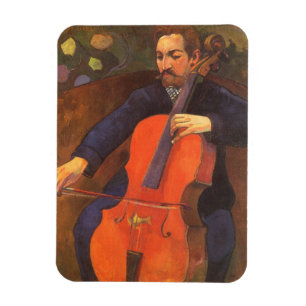 Speler Schneklud Portret door Paul Gauguin Magneet
