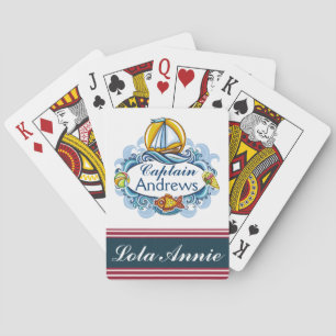Spelkaarten voor gezins- en autische kapitein - SR Pokerkaarten
