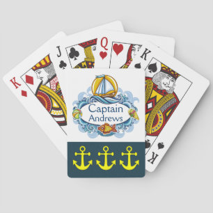 Spelkaarten voor gezins- en autische kapitein - SR Pokerkaarten