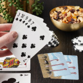 Spelkaarten voor struisvogels pokerkaarten (Insitu)
