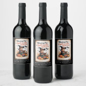 Spell-Binding Halloween Witch  Pompoen Wijn Etiket (Flessen)