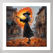Spell Casting Witch Poster (Voorkant)