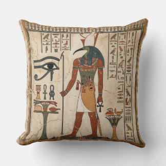 Spell of Djehuty: Thoth-Magus Ancient Egyptian Kussen