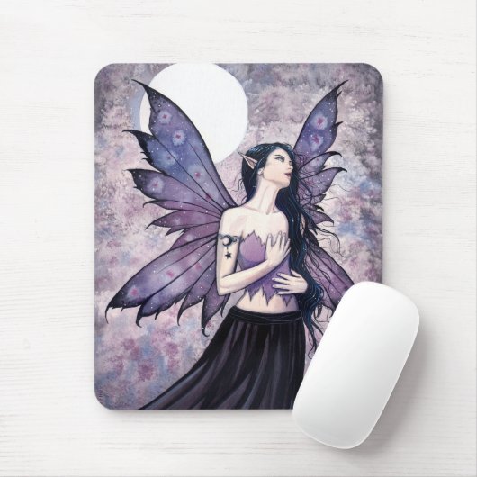 Spell of Night Gothic Fairy Mousepad Muismat (Met muis)