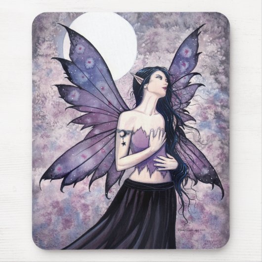 Spell of Night Gothic Fairy Mousepad Muismat (Voorkant)