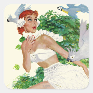 Spell of the Islands Vierkante Sticker