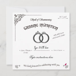 Spell van Summoning bruiloft gasten Kaart