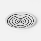 Spellbindende cirkels Papieren Borden Papieren Bordje