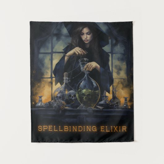 Spellbinding Elixir Witch Wandkleed (Voorkant)