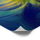 Spellbinding Tree Growing on the Enchanted Lake Poster (Hoek)