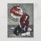 Spellbook Witch Postcard Briefkaart (Voorkant)