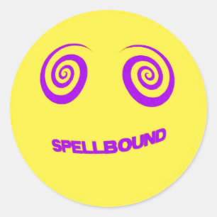 SPELLBOUND NAAR GEEL RONDE STICKER