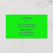 Spellbound visitekaartje portret groen (Achterkant)