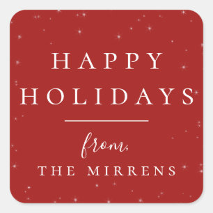 Spellbound Winter   Sticker rode vakantie