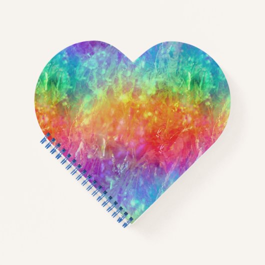 Spellcaster - Levendige kristallen regenboog : Notitieboek (Voorkant)