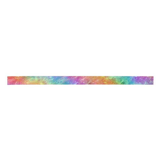 Spellcaster - levendige regenboog prisma ombre: lint (Voorkant)