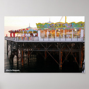 Spellen op de Pier Poster