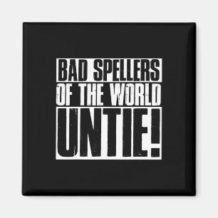 Spellers van de wereld ontbinden Dyslexie Award Magneet