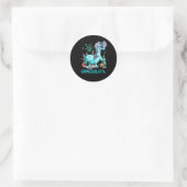 SpelletjesOlotl Axolotl Videospel Kawaii Anime Jap Ronde Sticker (Tas)