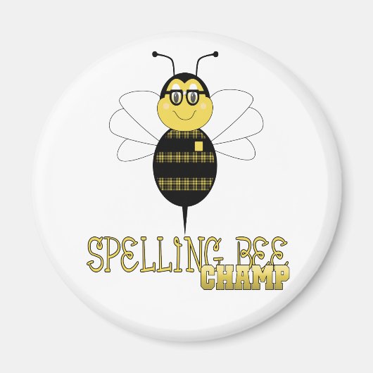 Spelling Bee Champ Magnet Magneet (Voorkant)
