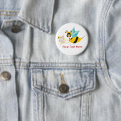 Spelling Bee Champ Ronde Button 5,7 Cm (In situ)