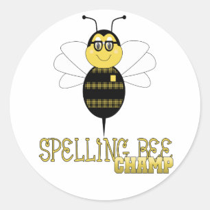 Spelling Bee Champ Sticker