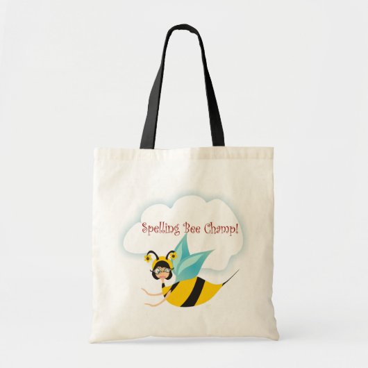 Spelling Bee Champ Tote Bag (Voorkant)