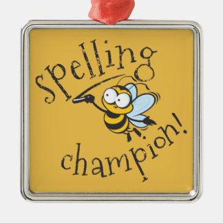 Spelling Bee Champion Metalen Ornament
