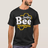 Spelling Bee Champion Spellingwedstrijd T-shirt (Voorkant)