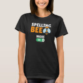 Spelling Bee Game Competitive Spelling  Spelling B T-shirt (Voorkant)