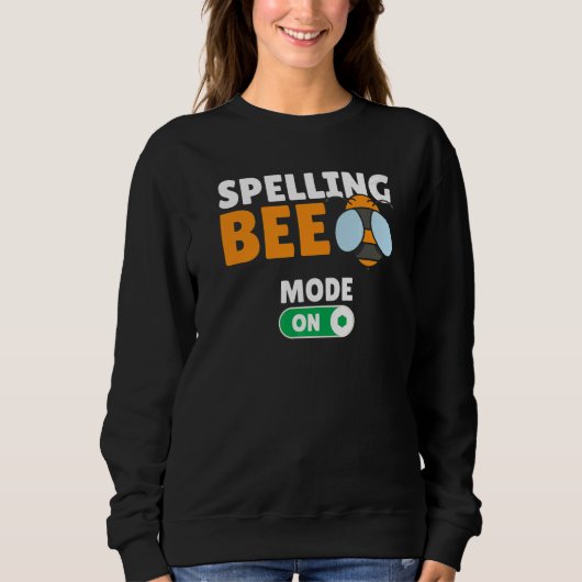 Spelling Bee Game Competitive Spelling Spelling B Trui (Voorkant)
