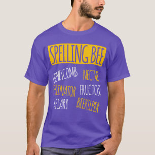 Spelling Bee Grappig Halloween Pun Kostuum Imker T-shirt