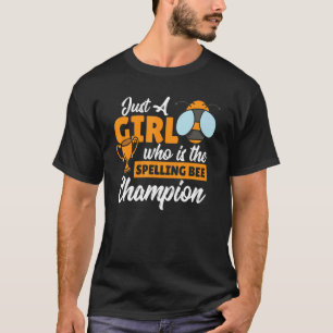 Spelling bijenmeisje Concurrerende Speller Word Ne T-shirt