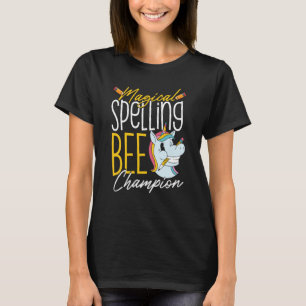 Spelling met bijen Champion Competition Winner Spe T-shirt