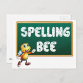 Spellingbij Briefkaart (Voorkant / Achterkant)
