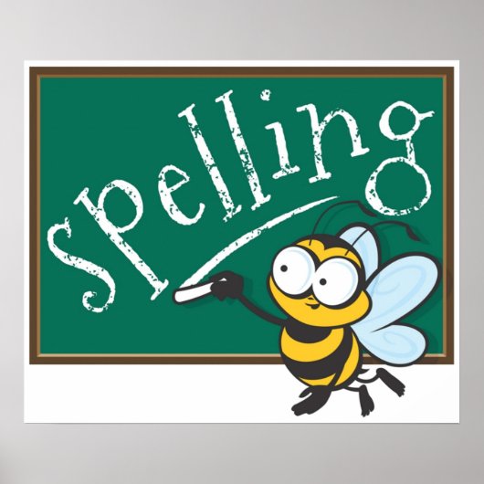 Spellingbijen Poster (Voorkant)