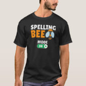 Spellingbijenspel Concurrerende Spelling B T-shirt (Voorkant)