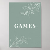 Spellingstok Groene bruiloft Poster (Voorkant)