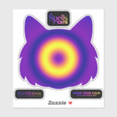 Spells for Cats: Curious Kitty (Activation) Sticker (Vel)